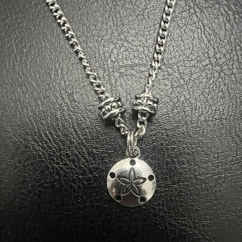 Handmade Necklace with Sand Dollar charm